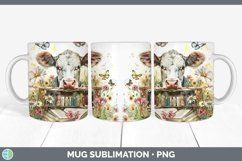 GorgeousWatercolor Books Mug Wrap design.