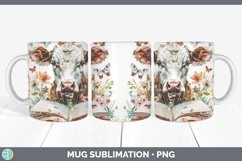 GorgeousWatercolor Books Mug Wrap design.