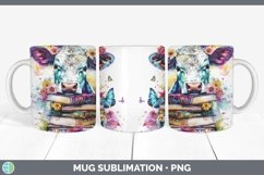 GorgeousWatercolor Books Mug Wrap design.