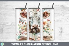 GorgeousWatercolor Books Tumbler design.