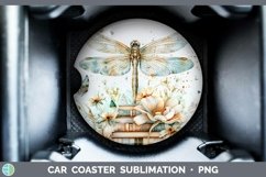 GorgeousWatercolor Books Car Coaster design.