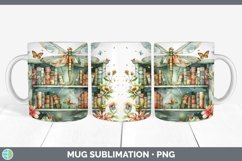 GorgeousWatercolor Books Mug Wrap design.