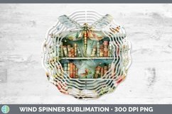 GorgeousWatercolor Books Wind Spinner design.