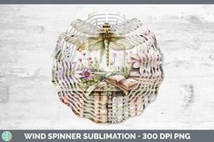 GorgeousWatercolor Books Wind Spinner design.