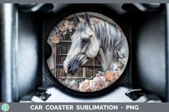 GorgeousWatercolor Books Car Coaster design.