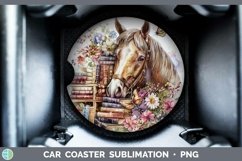 GorgeousWatercolor Books Car Coaster design.