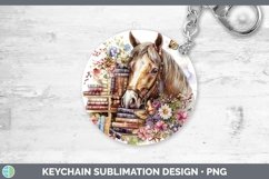 GorgeousWatercolor Books Keychain design.