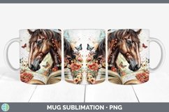 GorgeousWatercolor Books Mug Wrap design.
