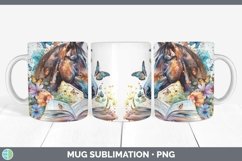 GorgeousWatercolor Books Mug Wrap design.
