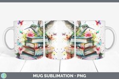 GorgeousWatercolor Books Mug Wrap design.