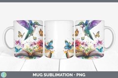 GorgeousWatercolor Books Mug Wrap design.