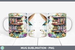 GorgeousWatercolor Books Mug Wrap design.