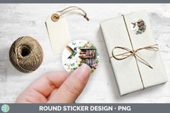 GorgeousWatercolor Books Stickers design.