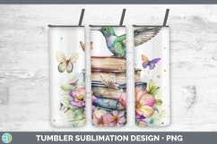 GorgeousWatercolor Books Tumbler design.