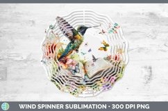 GorgeousWatercolor Books Wind Spinner design.