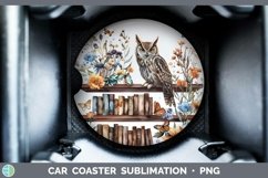 GorgeousWatercolor Books Car Coaster design.