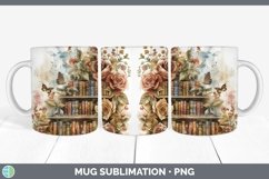 GorgeousWatercolor Books Mug Wrap design.