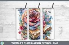 GorgeousWatercolor Books Tumbler design.