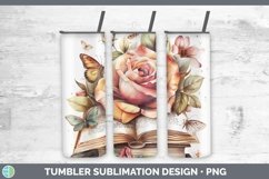 GorgeousWatercolor Books Tumbler design.
