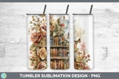 GorgeousWatercolor Books Tumbler design.