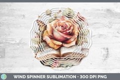GorgeousWatercolor Books Wind Spinner design.