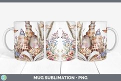 GorgeousWatercolor Books Mug Wrap design.