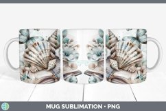 GorgeousWatercolor Books Mug Wrap design.