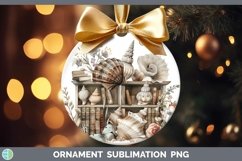 GorgeousWatercolor Books Ornament design.