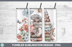 GorgeousWatercolor Books Tumbler design.