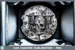 GorgeousWatercolor Books Car Coaster design.