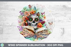 GorgeousWatercolor Books Wind Spinner design.