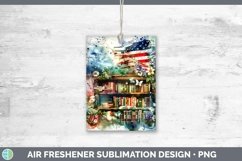 GorgeousWatercolor Books Air Freshener design.