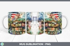 GorgeousWatercolor Books Mug Wrap design.