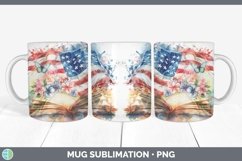GorgeousWatercolor Books Mug Wrap design.
