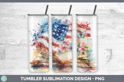 GorgeousWatercolor Books Tumbler design.