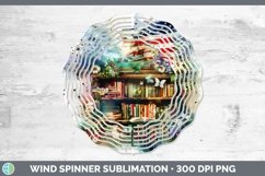GorgeousWatercolor Books Wind Spinner design.