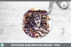 GorgeousWatercolor Books Keychain design.