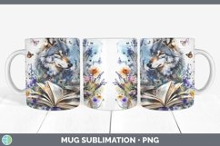 GorgeousWatercolor Books Mug Wrap design.