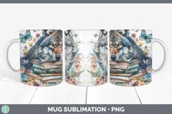 GorgeousWatercolor Books Mug Wrap design.