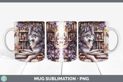 GorgeousWatercolor Books Mug Wrap design.