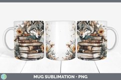 GorgeousWatercolor Books Mug Wrap design.