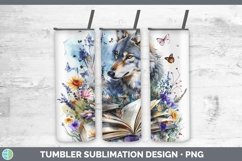 GorgeousWatercolor Books Tumbler design.