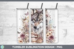 GorgeousWatercolor Books Tumbler design.
