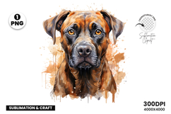 Watercolor Boxer Dog Clipart, Boxer Dog PNG Digital Download, Pet Portrait Sublimation Design, Dog Lover Clipart for Crafts, Boxer Dog Wall Art Printable, Hand Painted Dog Clipart PNG, Watercolor Dog Sublimation PNG, Cute Pet Portrait Digital Art, Boxer D