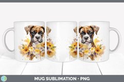 GorgeousWild Flowers Boxers Mug Wrap design.