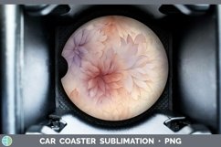 GorgeousWatercolor Car Coaster design.