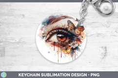 GorgeousWatercolor Keychain design.