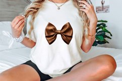 Watercolor Brown Satin Bow Clipart Bundle Product Image 3