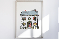 Watercolor Brush Doodle Christmas Product Image 2