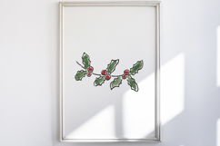 Watercolor Brush Doodle Christmas Product Image 2